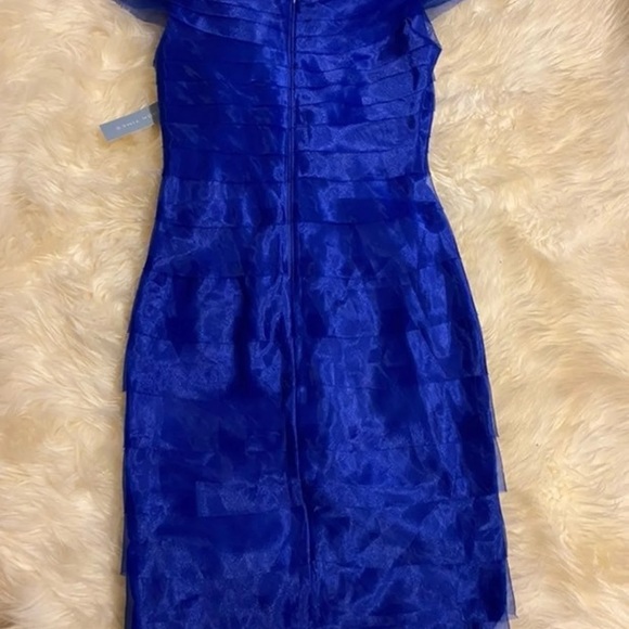 London Times Saphire blue Dress size 2 - Picture 5 of 5